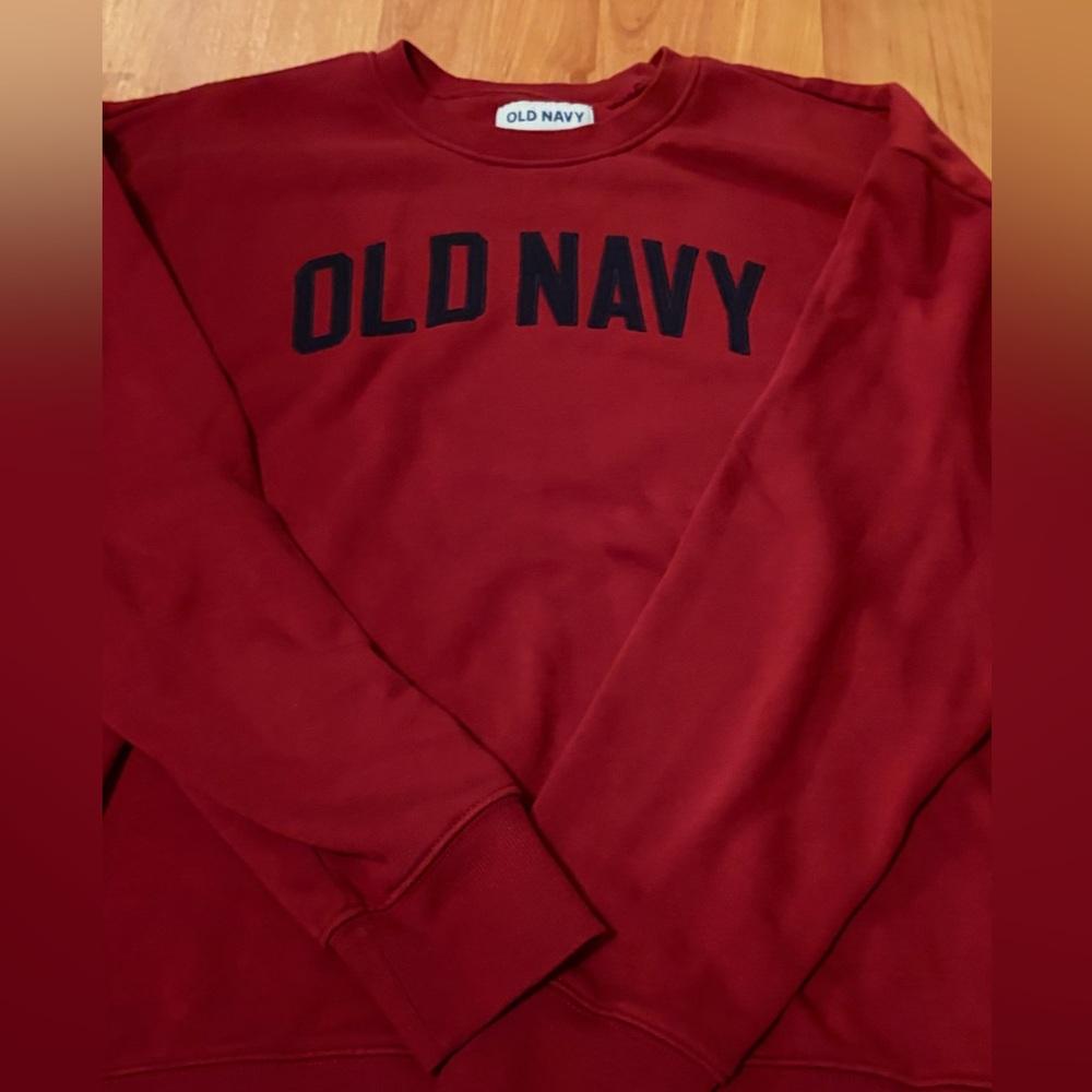 Old Navy Men’s Graphic Logo Crewneck Sweatshirt Size Medium